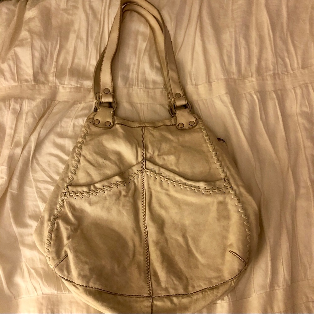 Lucky Brand Leather Bag in Off White - Picture 3 of 7
